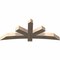 Ekena Millwork Alberta Smooth Timber Gable Bracket, Douglas Fir, 72"W x 30"H x 5 1/2"D x 5 1/2"F, 10/12 Pitch GBW072X30X0606ALB00SDF - alternate 3